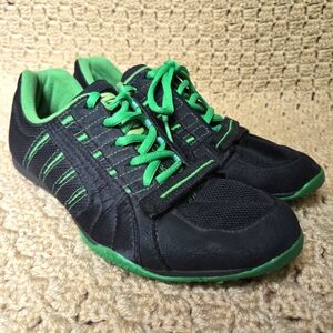 Vintage Y2K Puma Running Shoes Black Green Women's 7 1/2